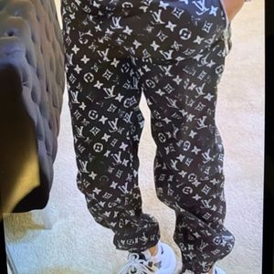 Louis Vuitton Stencil Jogger Pants